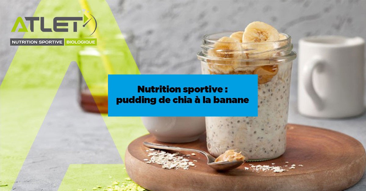 Nutrition sportive : pudding de chia à la banane